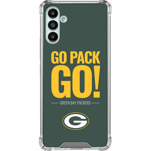 NFL Green Bay Packers Team Motto Galaxy A13 5G Clear Case