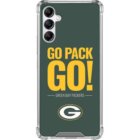 NFL Green Bay Packers Team Motto Galaxy A14 5G Clear Case