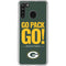 NFL Green Bay Packers Team Motto Galaxy A21 Clear Case