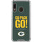 NFL Green Bay Packers Team Motto Galaxy A30 Clear Case