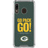 NFL Green Bay Packers Team Motto Galaxy A30 Clear Case