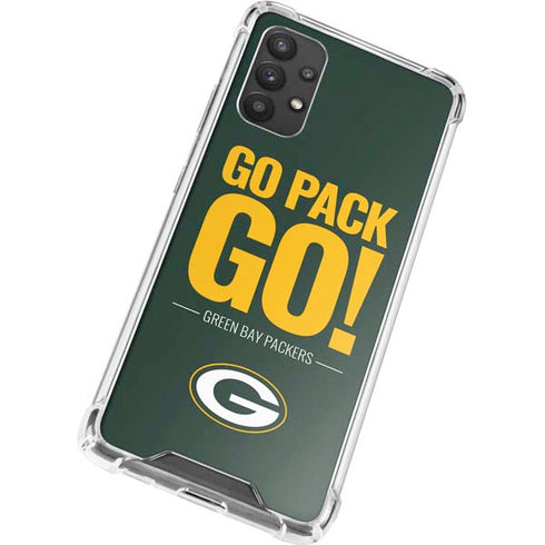 NFL Green Bay Packers Team Motto Galaxy A32 5G Clear Case
