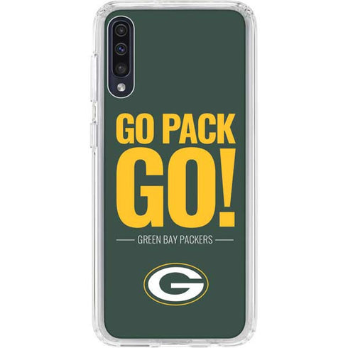 NFL Green Bay Packers Team Motto Galaxy A50 Clear Case