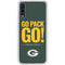 NFL Green Bay Packers Team Motto Galaxy A50 Clear Case