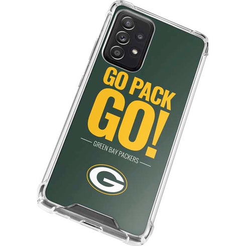 NFL Green Bay Packers Team Motto Galaxy A52 5G Clear Case