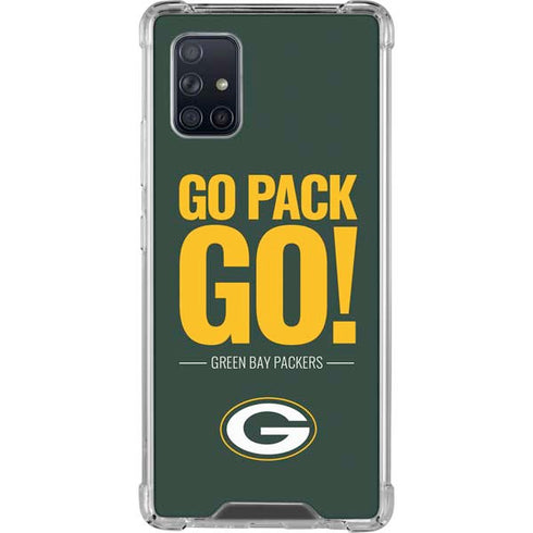 NFL Green Bay Packers Team Motto Galaxy A71 5G Clear Case