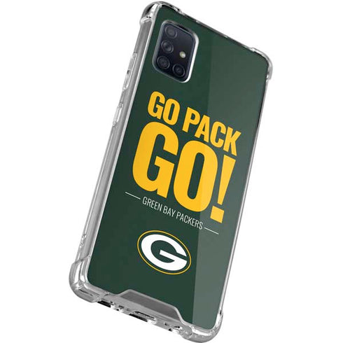 NFL Green Bay Packers Team Motto Galaxy A71 5G Clear Case