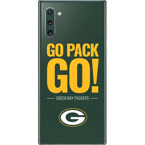 NFL Green Bay Packers Team Motto Galaxy Note 10 Skin