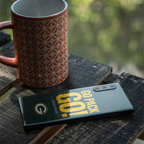 NFL Green Bay Packers Team Motto Galaxy Note 10 Skin