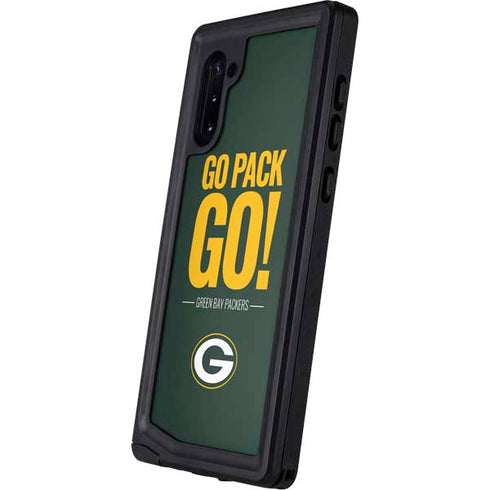 NFL Green Bay Packers Team Motto Galaxy Note 10 Waterproof Case