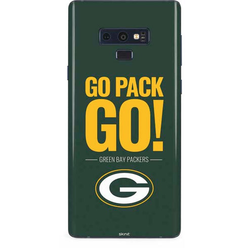 NFL Green Bay Packers Team Motto Galaxy Note 9 Skin