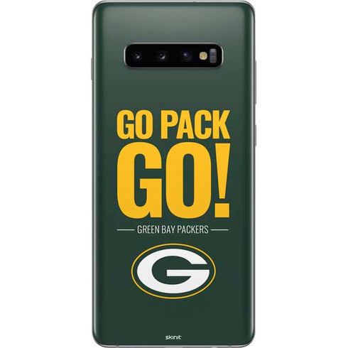 NFL Green Bay Packers Team Motto Galaxy S10 Plus Skin