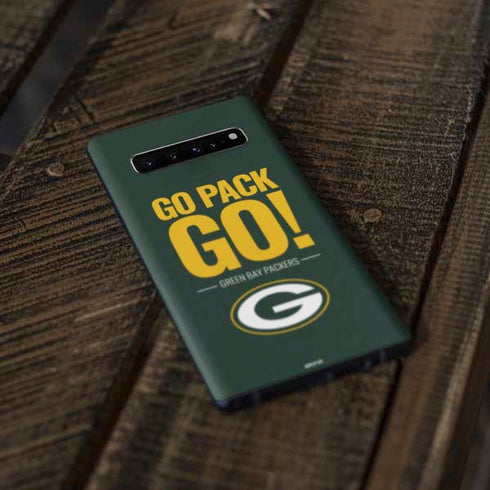NFL Green Bay Packers Team Motto Galaxy S10 Plus Skin