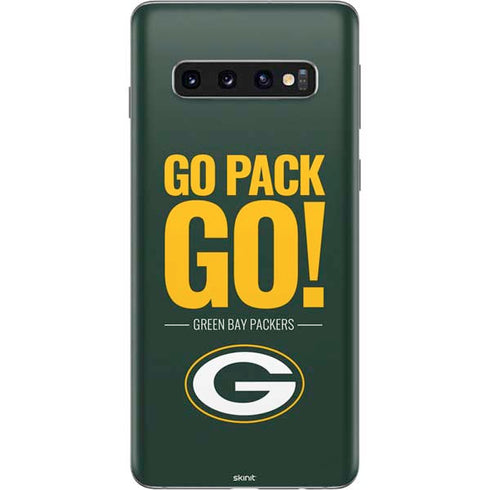 NFL Green Bay Packers Team Motto Galaxy S10 Skin