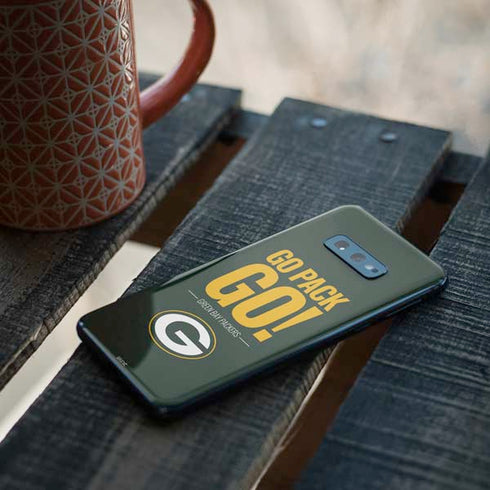 NFL Green Bay Packers Team Motto Galaxy S10e Skin