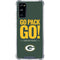 NFL Green Bay Packers Team Motto Galaxy S20 FE Clear Case