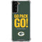 NFL Green Bay Packers Team Motto Galaxy S21 Plus 5G Clear Case