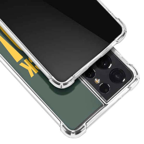 NFL Green Bay Packers Team Motto Galaxy S21 Ultra 5G Clear Case