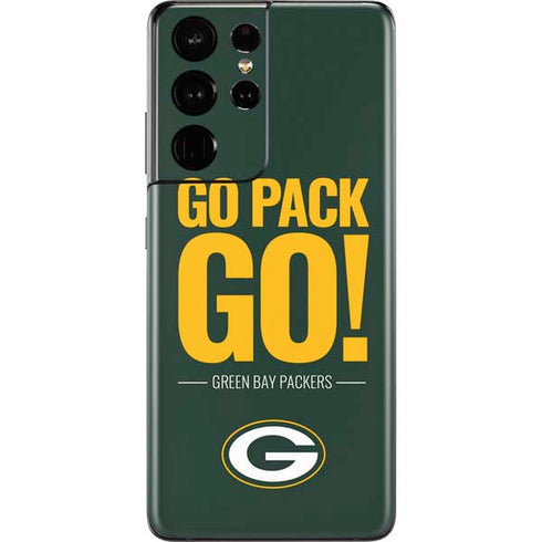 NFL Green Bay Packers Team Motto Galaxy S21 Ultra 5G Skin