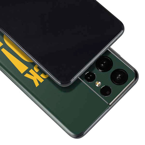 NFL Green Bay Packers Team Motto Galaxy S21 Ultra 5G Skin