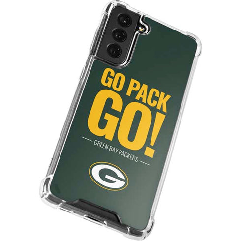 NFL Green Bay Packers Team Motto Galaxy S22 Plus Clear Case