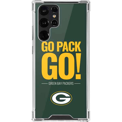 NFL Green Bay Packers Team Motto Galaxy S22 Ultra Clear Case