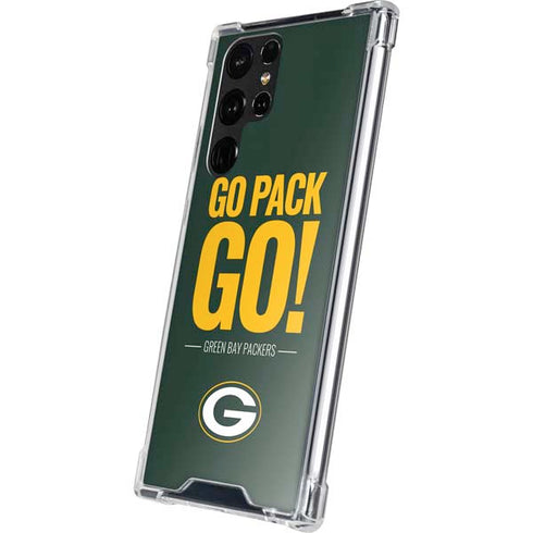 NFL Green Bay Packers Team Motto Galaxy S22 Ultra Clear Case