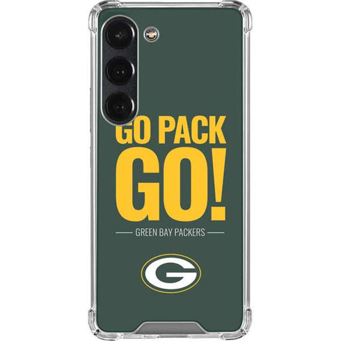 NFL Green Bay Packers Team Motto Galaxy S23 Clear Case