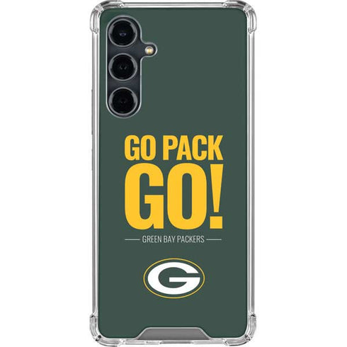 NFL Green Bay Packers Team Motto Galaxy S23 FE Clear Case