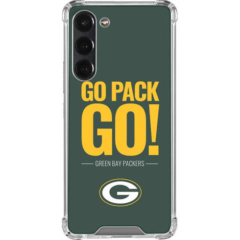 NFL Green Bay Packers Team Motto Galaxy S23 Plus Clear Case