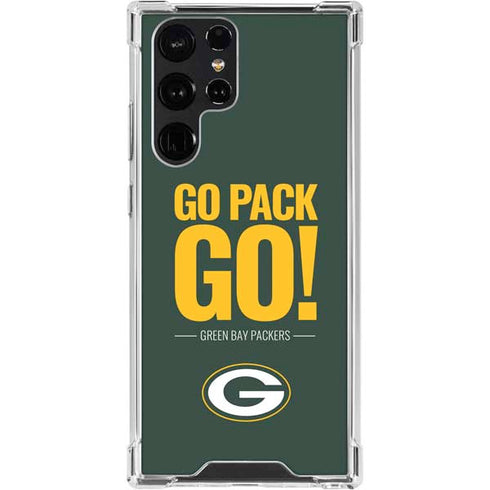 NFL Green Bay Packers Team Motto Galaxy S24 Ultra Clear Case