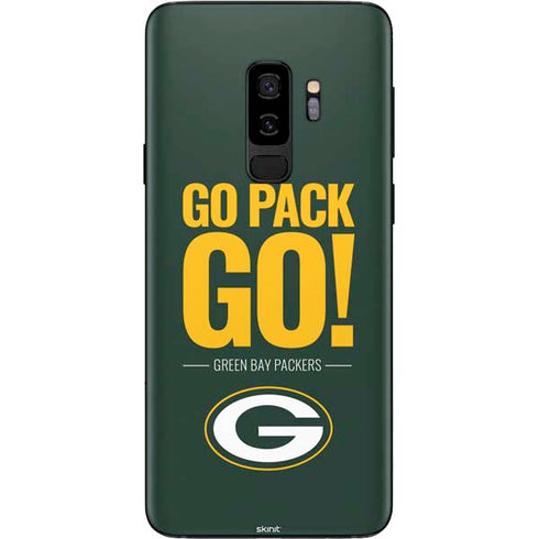 NFL Green Bay Packers Team Motto Galaxy S9 Plus Skin
