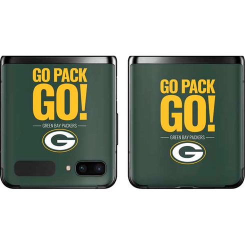 NFL Green Bay Packers Team Motto Galaxy Z Flip Skin