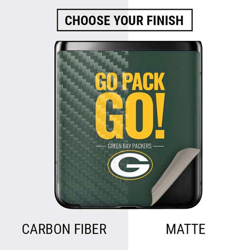 NFL Green Bay Packers Team Motto Galaxy Z Flip Skin