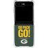 NFL Green Bay Packers Team Motto Galaxy Z Flip5 5G Clear Case