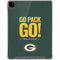 NFL Green Bay Packers Team Motto iPad Pro 12.9in (2020) Clear Case
