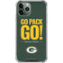 NFL Green Bay Packers Team Motto iPhone 11 Pro Max Clear Case