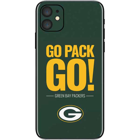 NFL Green Bay Packers Team Motto iPhone 11 Skin