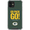 NFL Green Bay Packers Team Motto iPhone 12 Clear Case