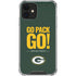 NFL Green Bay Packers Team Motto iPhone 12 Clear Case