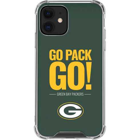 NFL Green Bay Packers Team Motto iPhone 12 Mini Clear Case