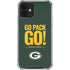 NFL Green Bay Packers Team Motto iPhone 12 Mini Clear Case