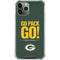 NFL Green Bay Packers Team Motto iPhone 12 Pro Clear Case