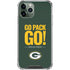 NFL Green Bay Packers Team Motto iPhone 12 Pro Clear Case