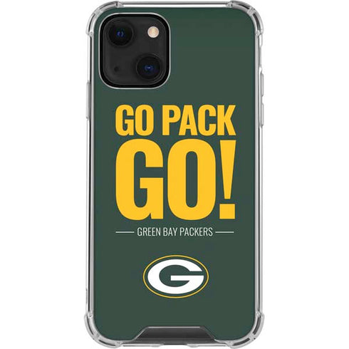 NFL Green Bay Packers Team Motto iPhone 13 Mini Clear Case