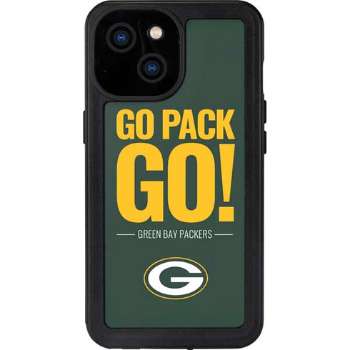 NFL Green Bay Packers Team Motto iPhone 13 Mini Waterproof Case