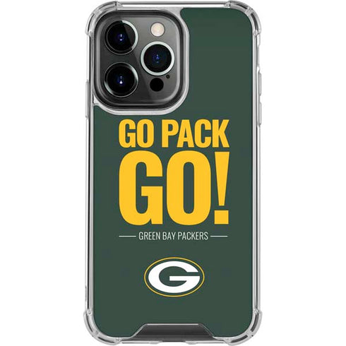 NFL Green Bay Packers Team Motto iPhone 13 Pro Clear Case