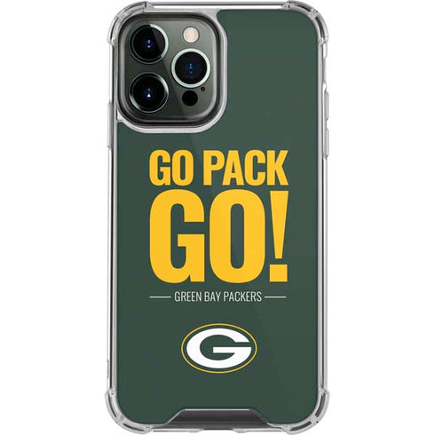 NFL Green Bay Packers Team Motto iPhone 13 Pro Max Clear Case