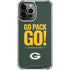 NFL Green Bay Packers Team Motto iPhone 13 Pro Max Clear Case