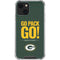 NFL Green Bay Packers Team Motto iPhone 14 Clear Case